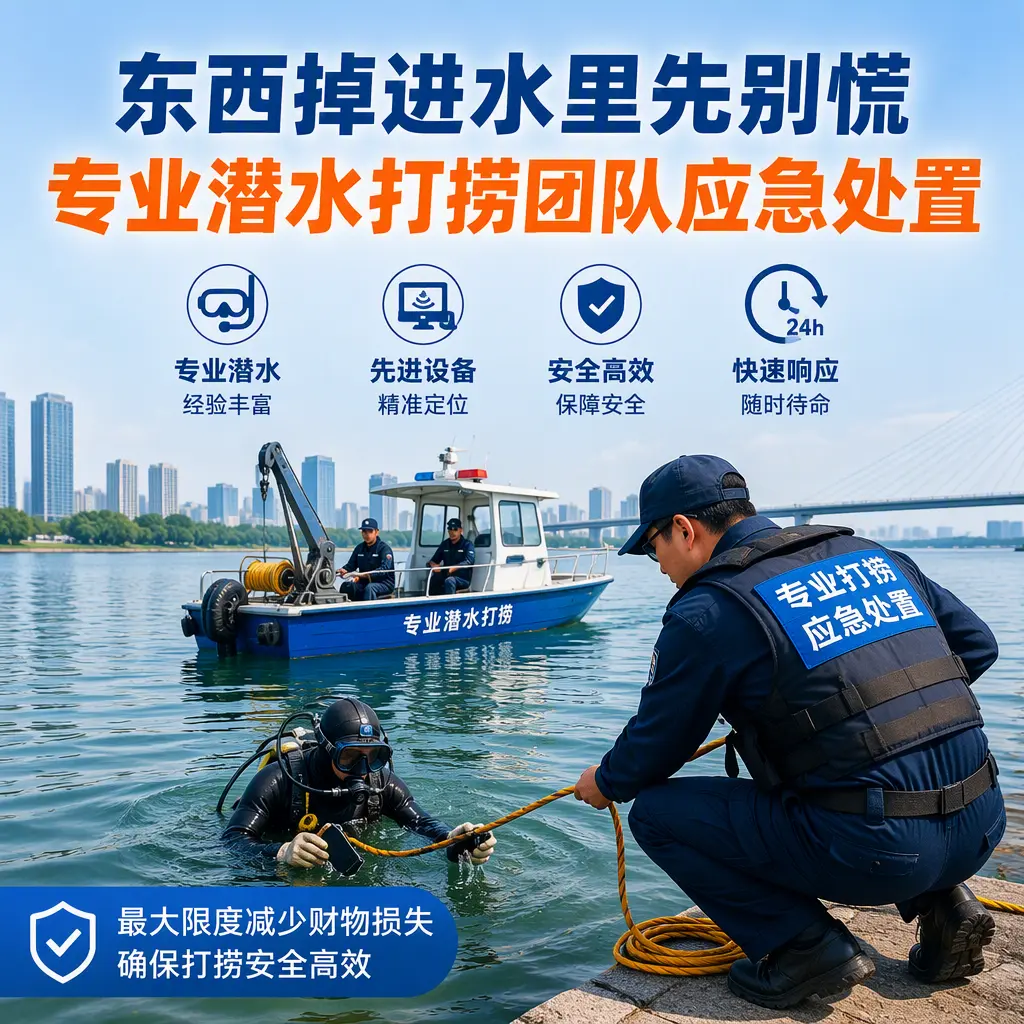 禅城东西掉进水里先别慌，专业潜水打捞团队应急处置